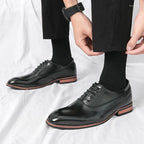 CHAUSSURES FORMELLES CUIR TALON BAS POUR HOMME