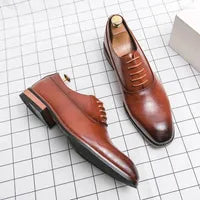 CHAUSSURES FORMELLES CUIR TALON BAS POUR HOMME