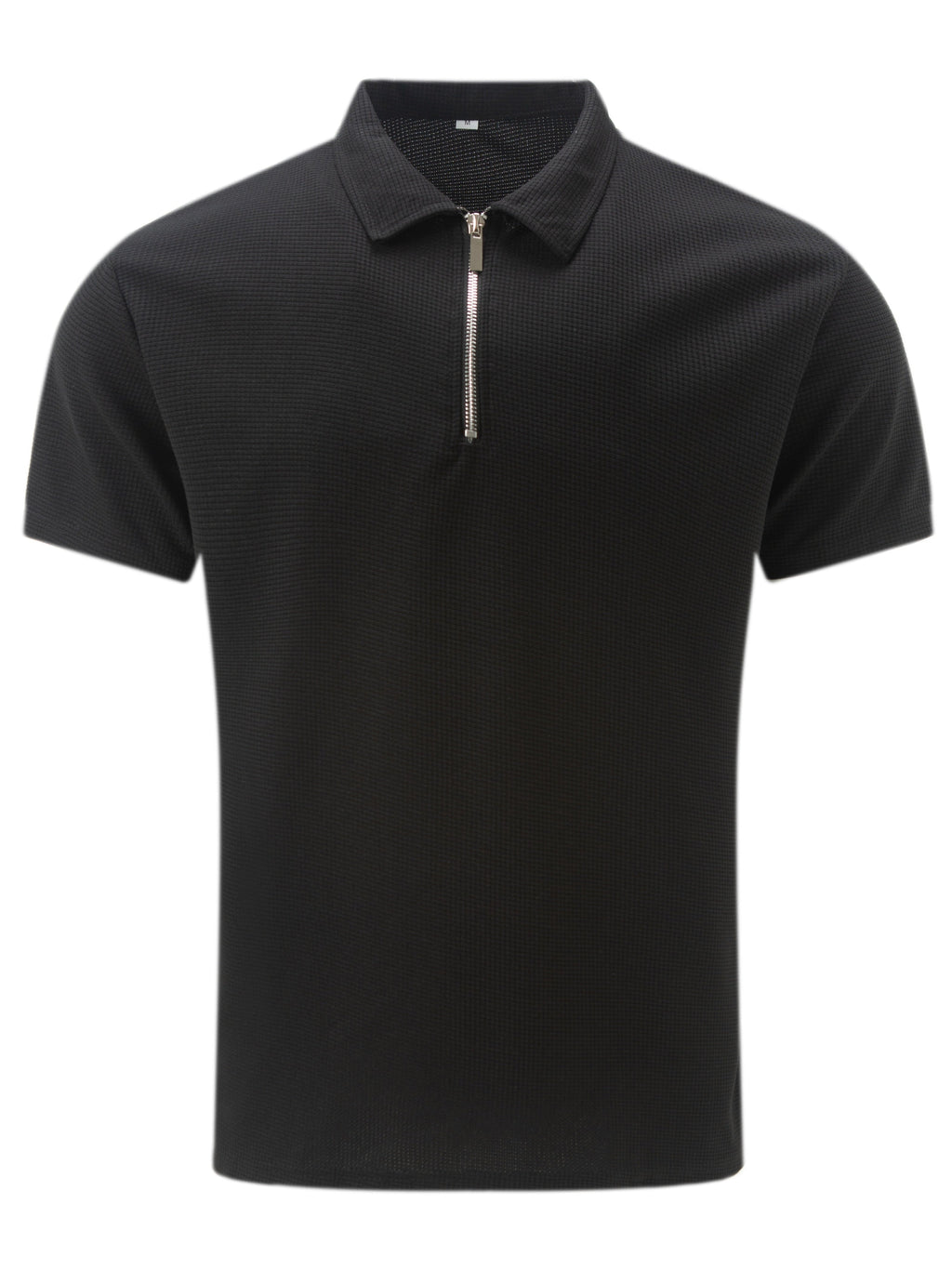 Polo Avec Col À Revers Et Fermeture Zippée Pour Hommes