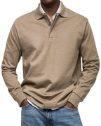 POLO À MANCHES LONGUES POUR HOMME