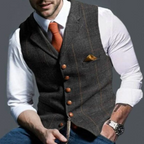 GILET SLIM À BOUTONS POUR HOMME