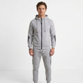 Ensemble De Survêtement Zippé En Mélange De Coton Pour Hommes