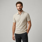 POLO HOMME QUART ZIP MAILLE LÉGÈRE