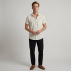 Chemise Décontractée À Manches Courtes Pour Hommes