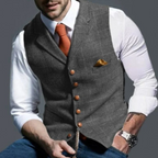 GILET SLIM À BOUTONS POUR HOMME