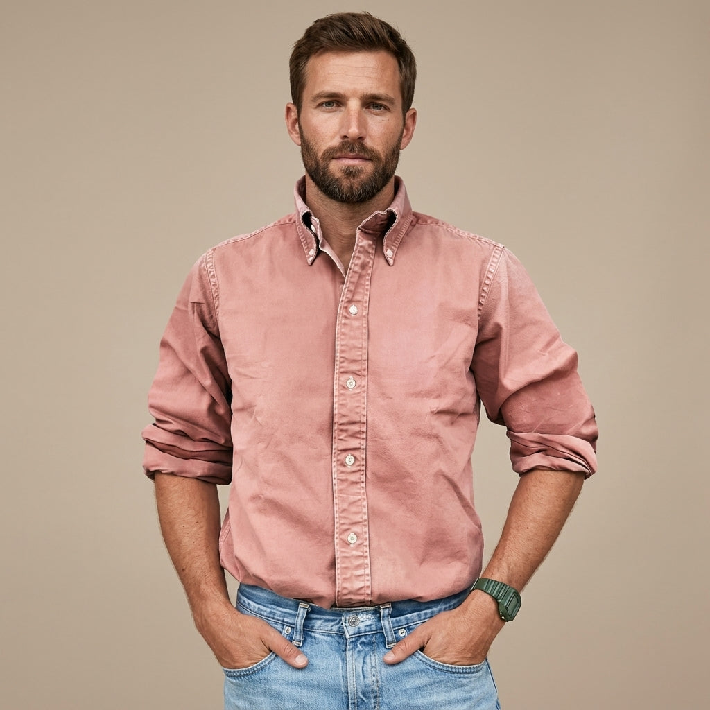 CHEMISE HOMME À MANCHES LONGUES