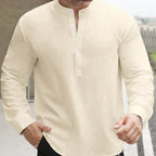 Chemise Ample Avec Col Bateau Pour Hommes