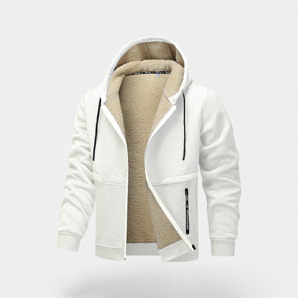 CARDIGAN HOMME LAINE D’AGNEAU