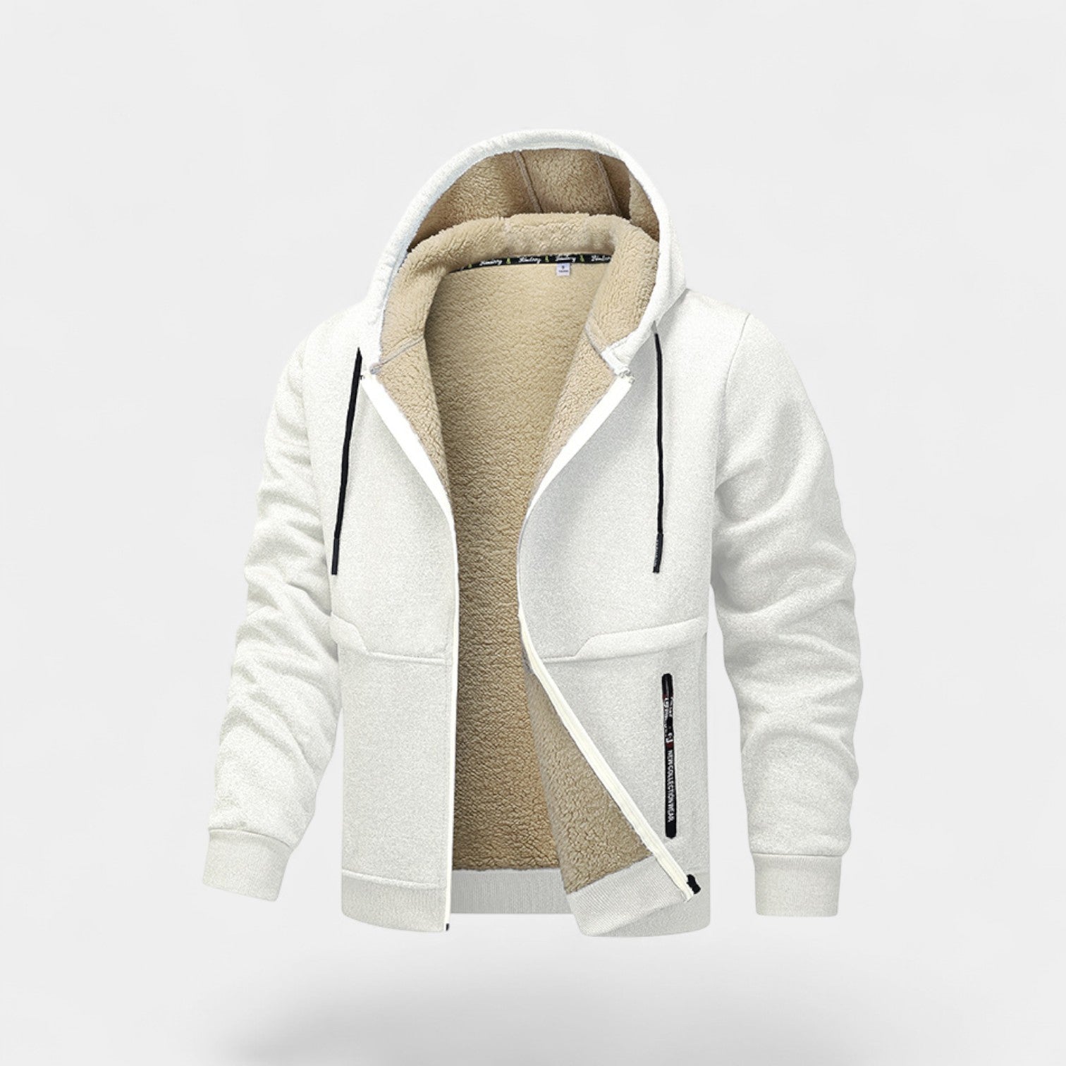 CARDIGAN HOMME LAINE D’AGNEAU