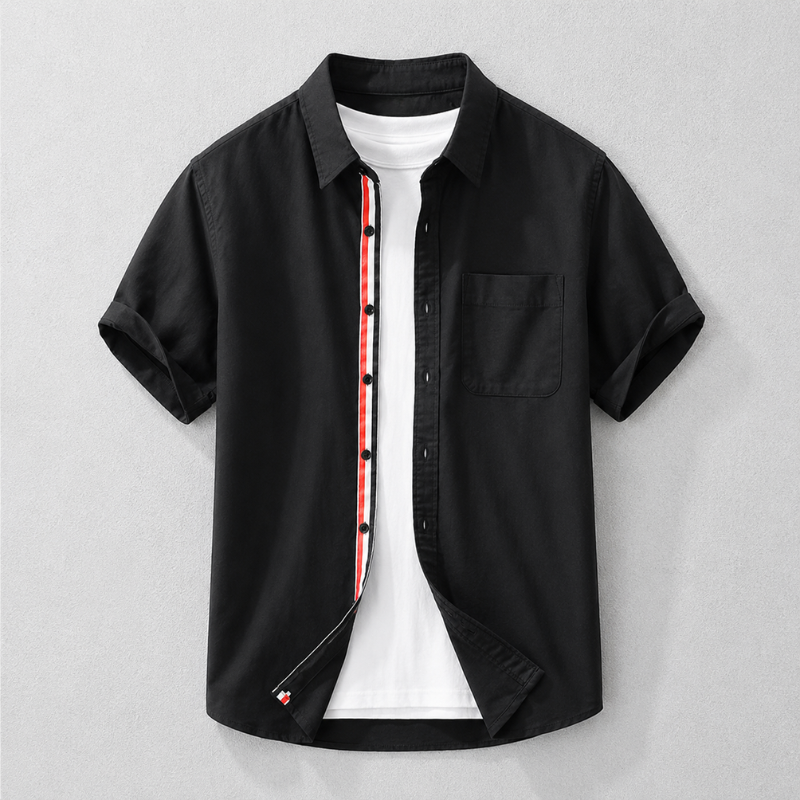 Chemise Ajustée Avec Poignets Fuselés Pour Hommes