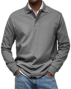 POLO À MANCHES LONGUES POUR HOMME