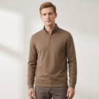 Pull À Col Zippé Avec Fermeture Quart De Zip Pour Hommes