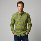 Chemise Homme À Carreaux Manche Longue