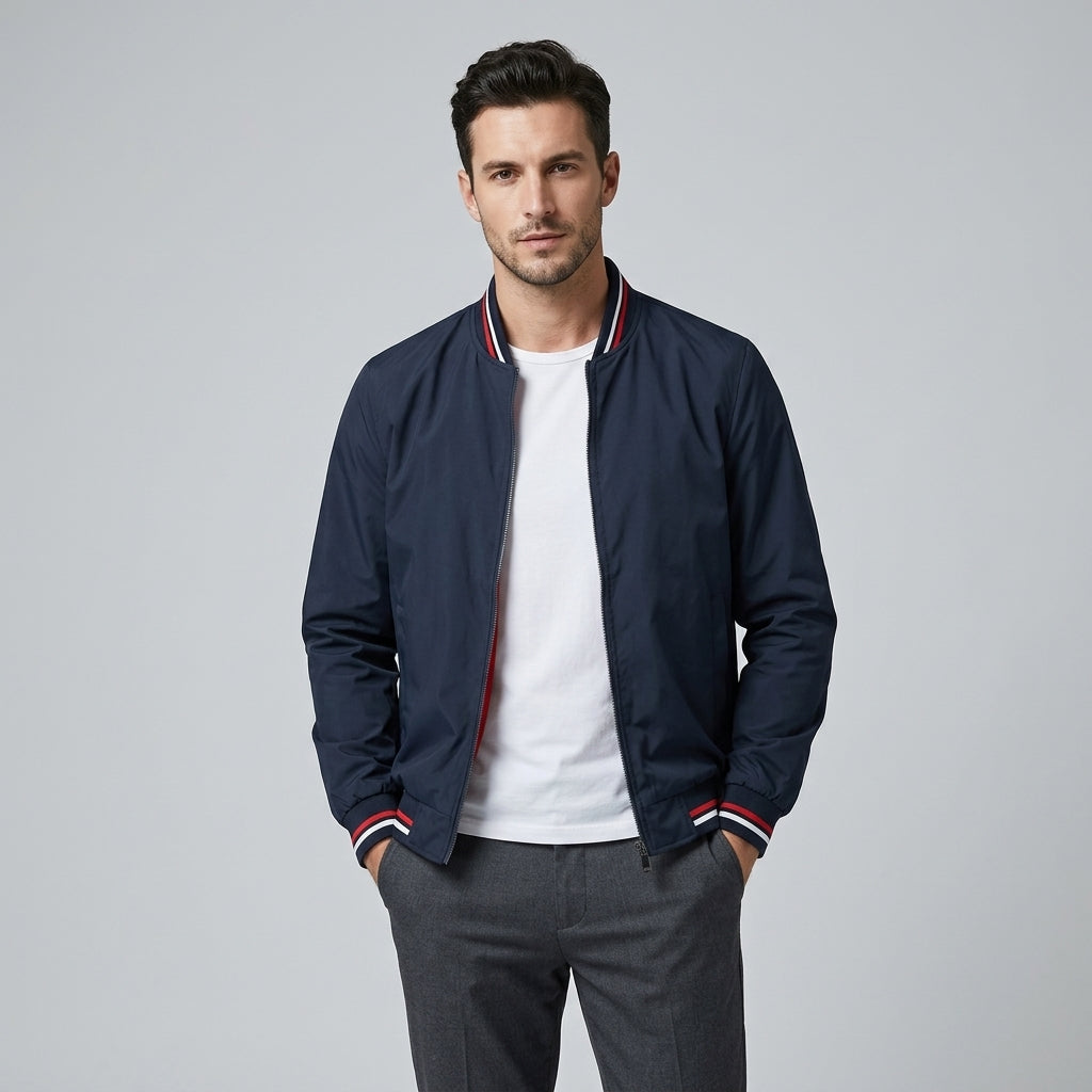 BOMBER HOMME À RITZ FRONTAL