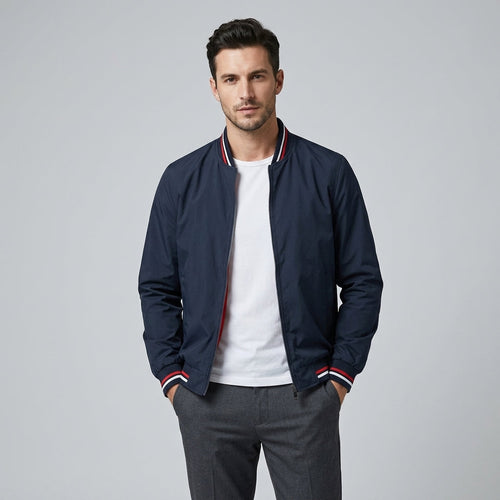 BOMBER HOMME À RITZ FRONTAL