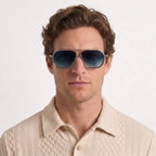 Lunettes De Soleil Aviateur Vintage UV400 Pour Hommes