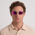 Lunettes De Soleil Sport Enveloppantes Polarisées Pour Hommes