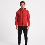 Ensemble De Survêtement Zippé En Mélange De Coton Pour Hommes