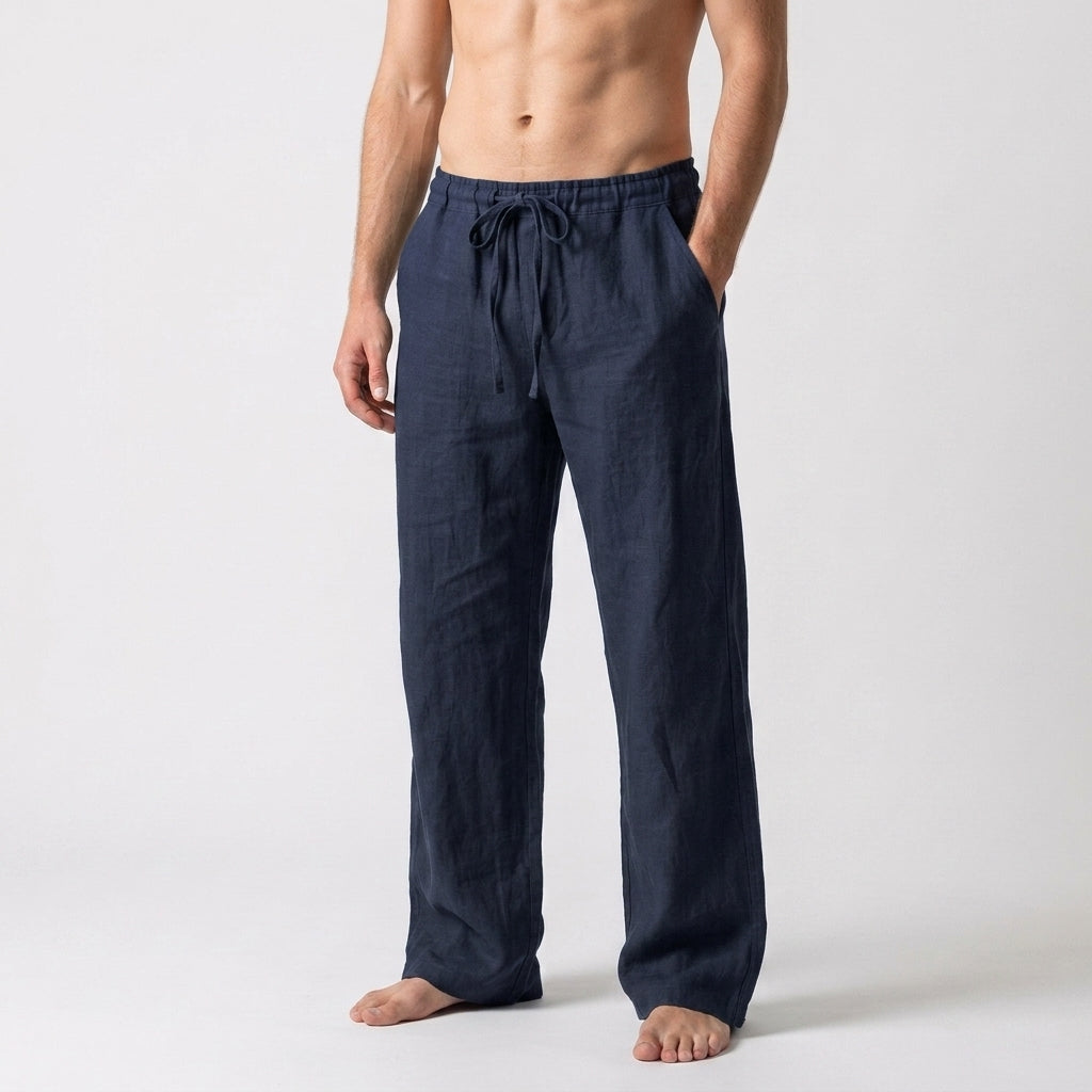 Pantalon D'Été À Cordon De Serrage Pour Hommes
