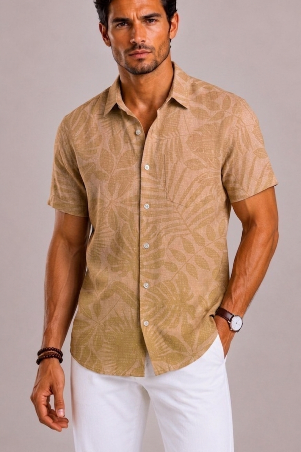 Chemise Tropicale Pour Hommes