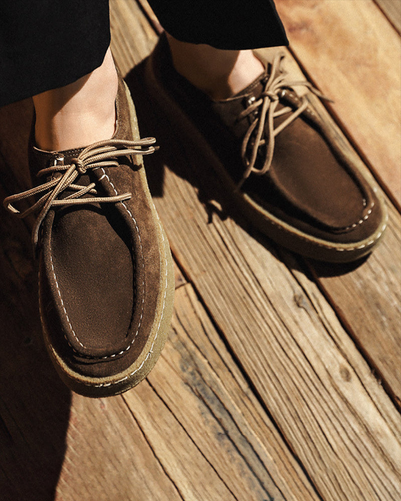 Mocassins À Enfiler Avec Surpiqûres Pour Hommes