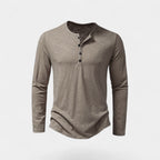 T-SHIRT HOMME MANCHES LONGUES BOUTONS
