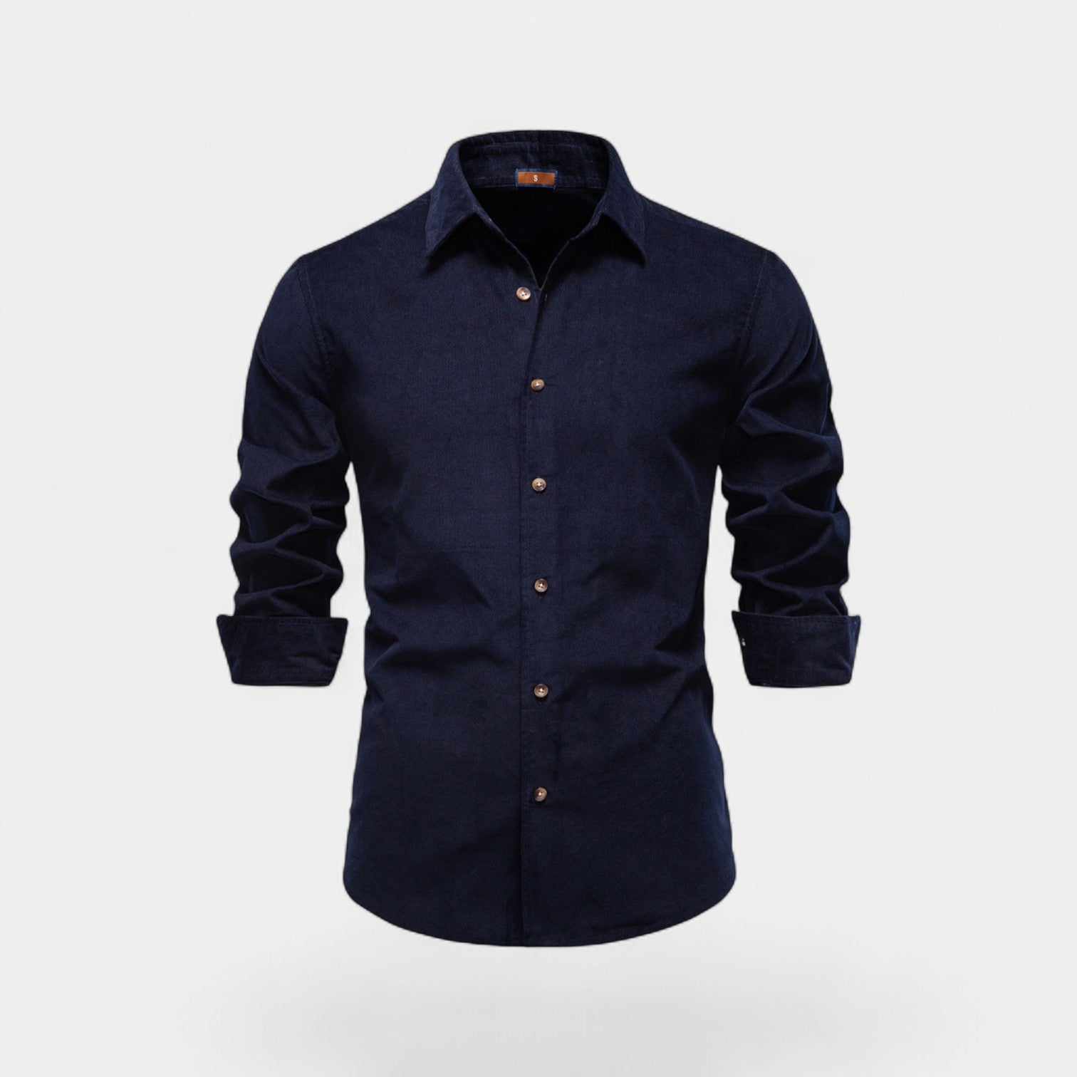 CHEMISE HOMME VELOURS CÔTELÉ MANCHES LONGUES