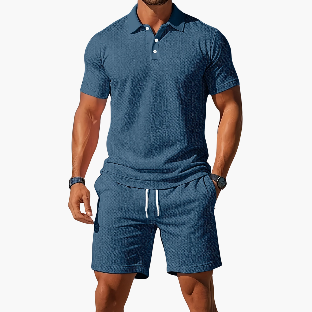 ENSEMBLE POLO & SHORT HOMMES
