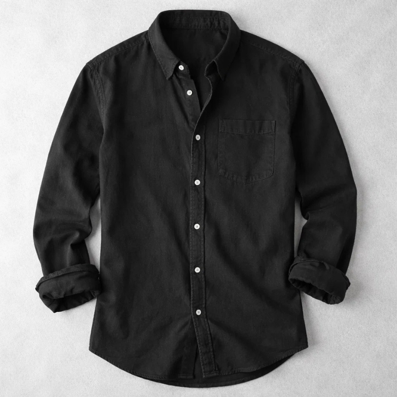 Chemise Décontractée Avec Poche Poitrine Pour Hommes