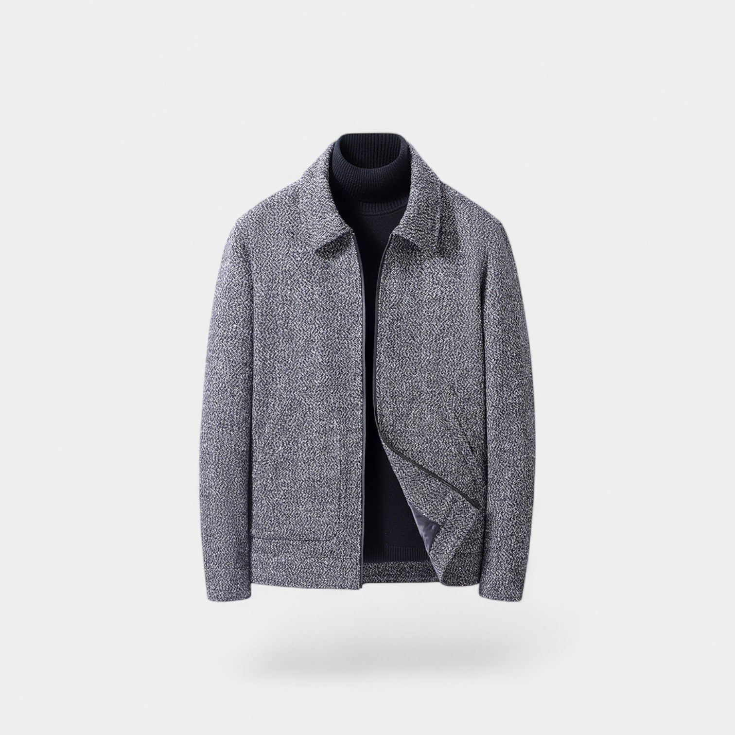MANTEAU HOMME LAINE COL MONTANT