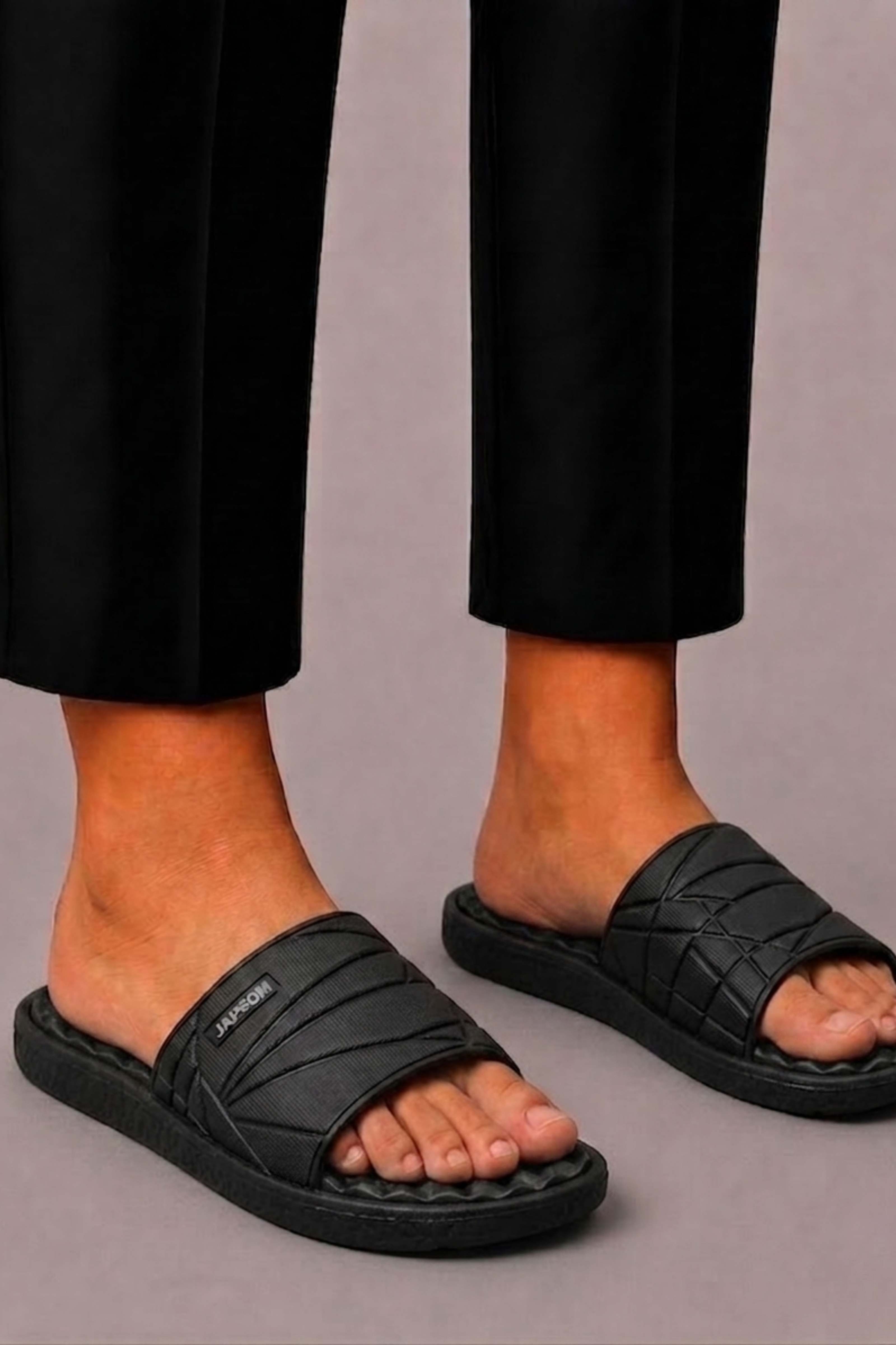 Claquettes À Entre-Doigt Avec Semelle Antidérapante Pour Hommes