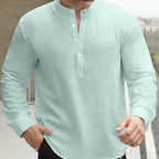 Chemise Ample Avec Col Bateau Pour Hommes