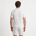 Ensemble Polo En Maille Texturée Et Short Pour Hommes