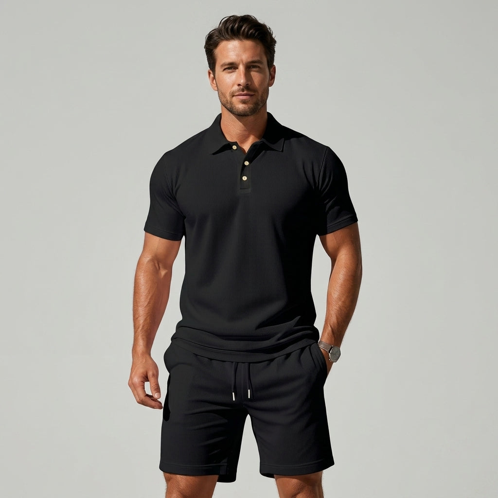 ENSEMBLE POLO & SHORT HOMMES