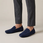 Mocassins Slip-On En Daim De Veau Pour Hommes