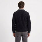 Veste En Velours Côtelé À Col Sherpa Pour Hommes