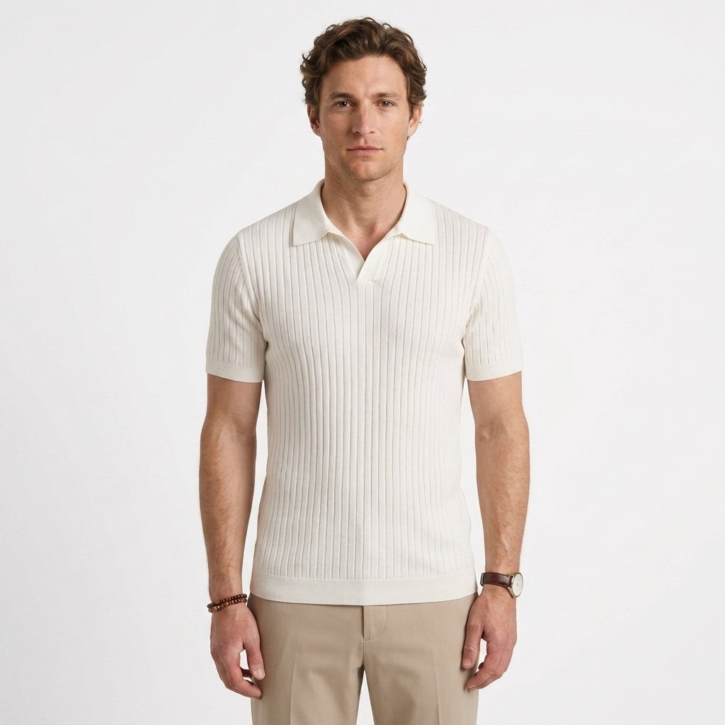 Polo Coupe Ajustée Pour Hommes