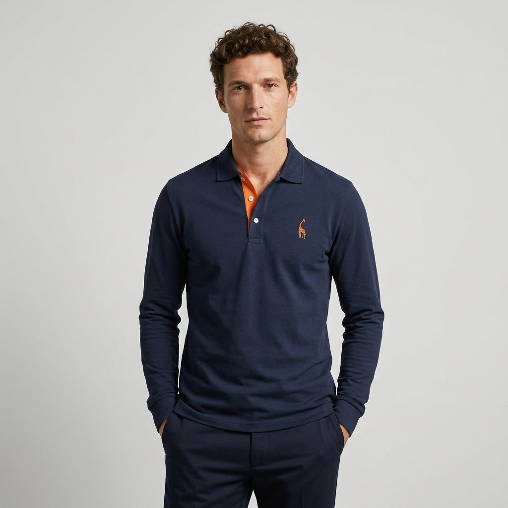 POLO À MANCHES LONGUES HOMMES