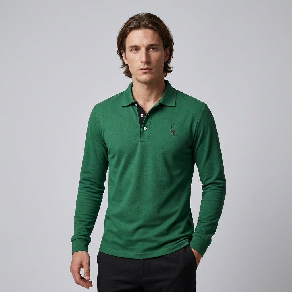 POLO À MANCHES LONGUES HOMMES