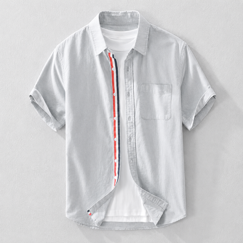 Chemise Ajustée Avec Poignets Fuselés Pour Hommes