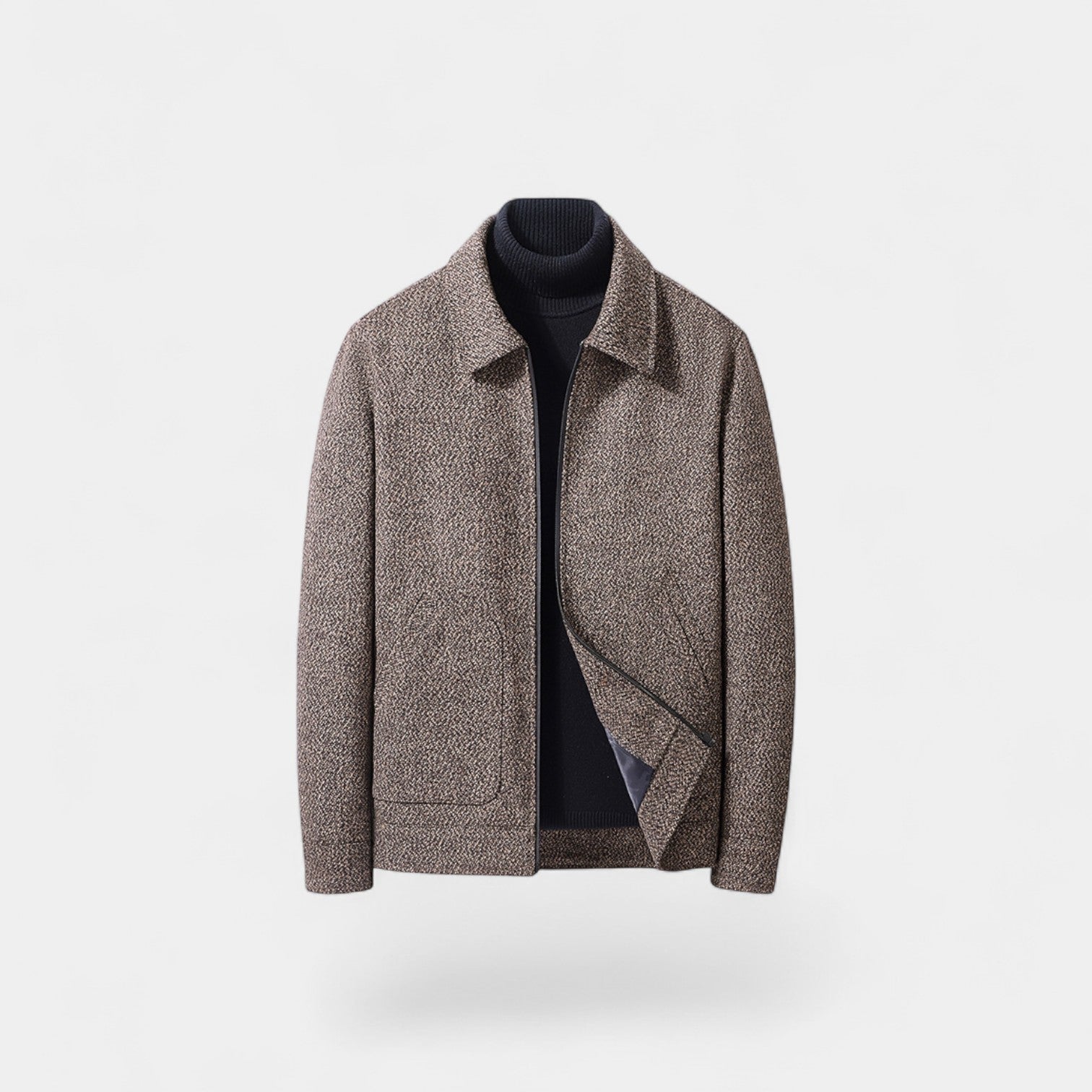 MANTEAU HOMME LAINE COL MONTANT