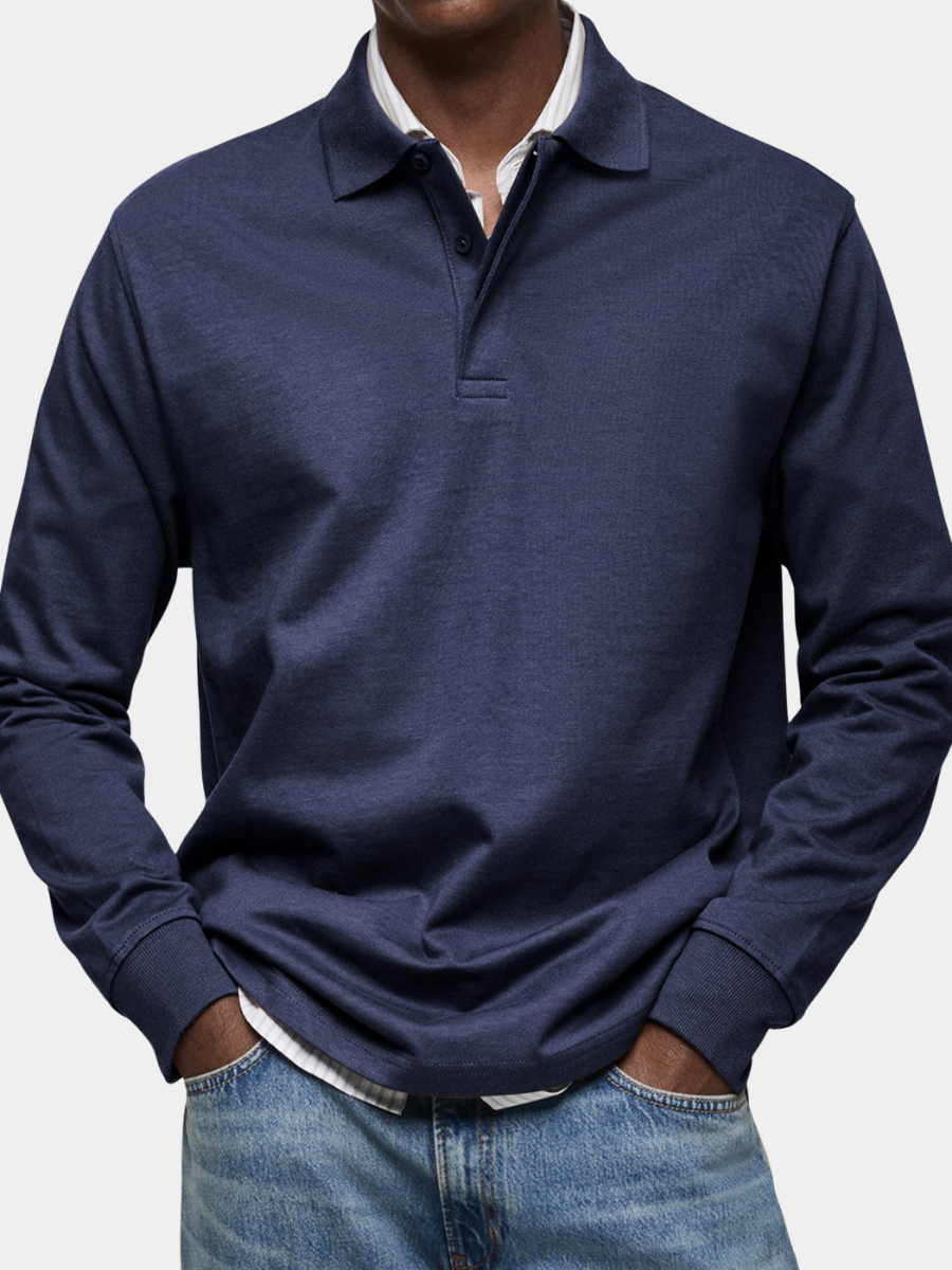 POLO À MANCHES LONGUES POUR HOMME