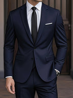 COSTUME HOMME DEUX PIÈCES CLASSIQUE