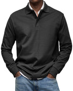 POLO À MANCHES LONGUES POUR HOMME