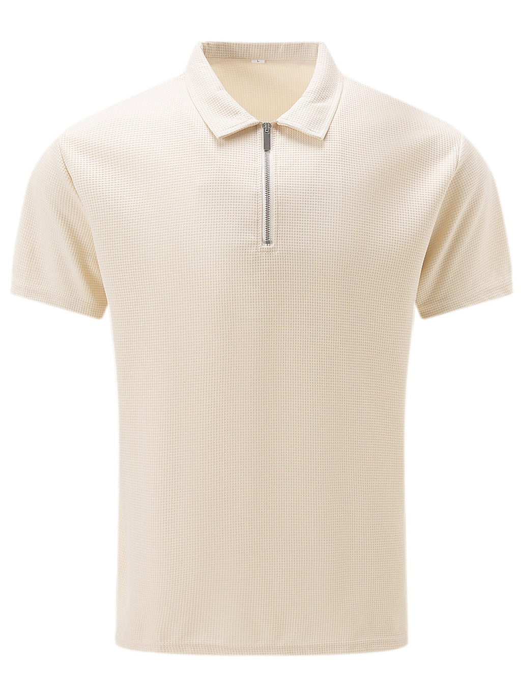 Polo Avec Col À Revers Et Fermeture Zippée Pour Hommes