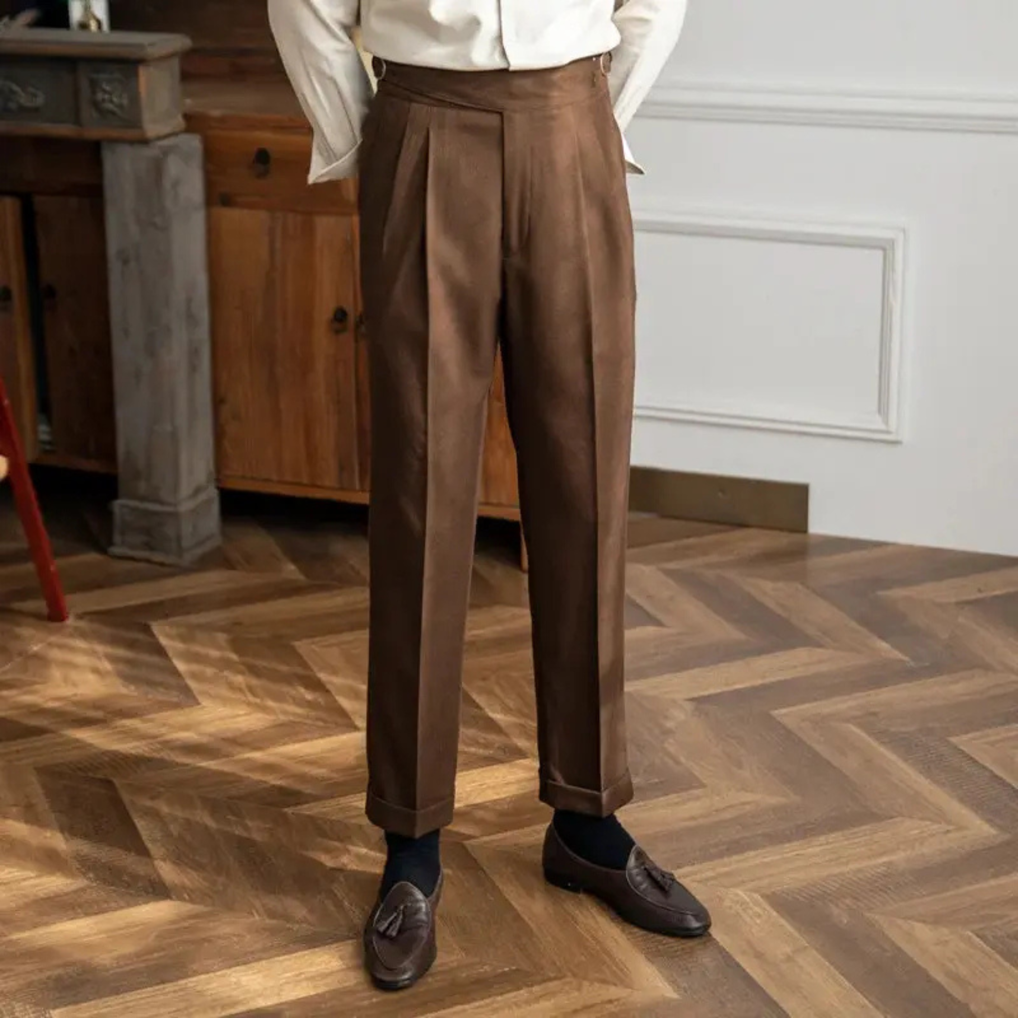 PANTALON DROIT RESPIRANT POUR HOMME