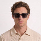 Lunettes De Soleil Carrées Vintage En Acétate Pour Hommes