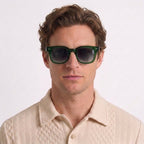 Lunettes De Soleil Carrées Vintage En Acétate Pour Hommes