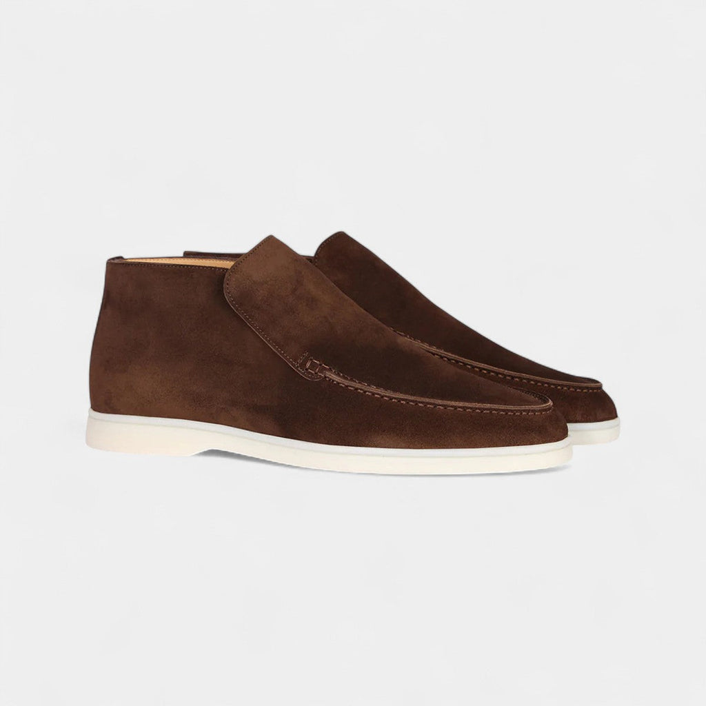 MOCASSINS MONTANTS HOMME CUIR SUÉDÉ