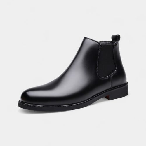 BOTTES CHELSEA HOMME CUIR PU